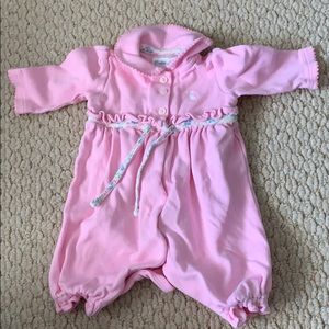 Pink Ralph Lauren jump suit
